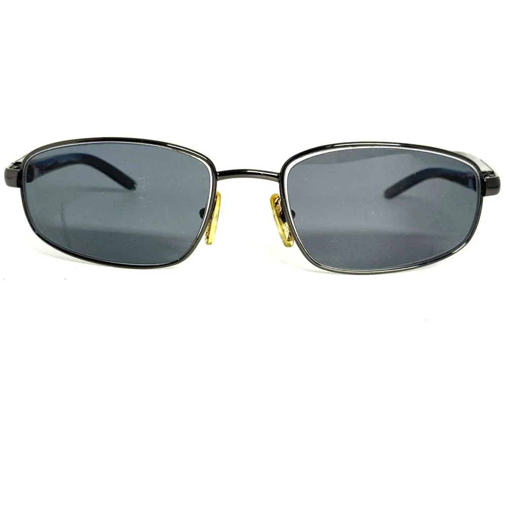 Carrera Sunglasses Mens‎ Black Metal Oval Frame Made in Italy 130 UV Protection